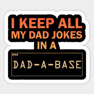 Dad Jokes Dad Database Dad Joke Lovers Sticker